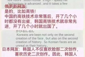 韩国网友：韩国无论什么技术都领先于中国！各国...